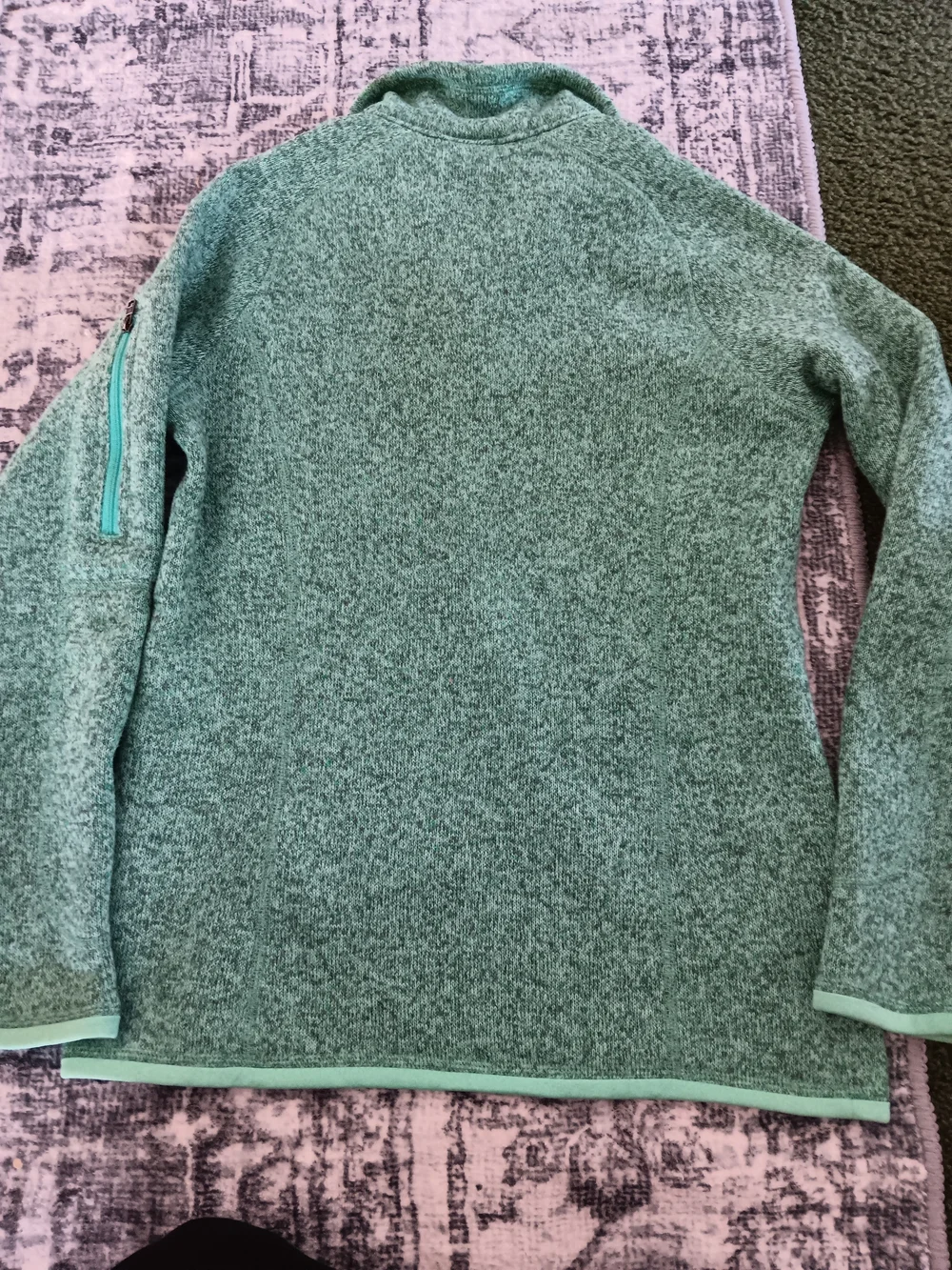 Patagonia Women's Fleece Jacket - Mint Green Size XS